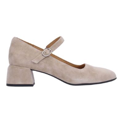 Right side view of Katriel TAUPE KIDSUEDE