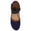 Top view of Amadour Navy Suede