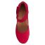 Top view of Amadour Red Suede Black Bottom