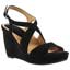 Front view of Ilanna Suede Black