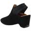 Back view of Oniella Black Suede